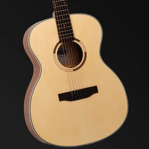 Tanglewood Strada TS3 Folk Acoustic Guitar - Spruce Top, Mahogany Back/Sides, Ebony Amara Fingerboard, Open Pore Natural Satin Finish
