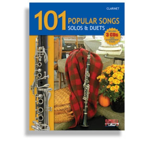 101 Popular Songs Clarinet Book/3CD 