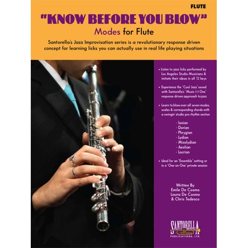 Know Before You Blow Modes Flute Book/CD 