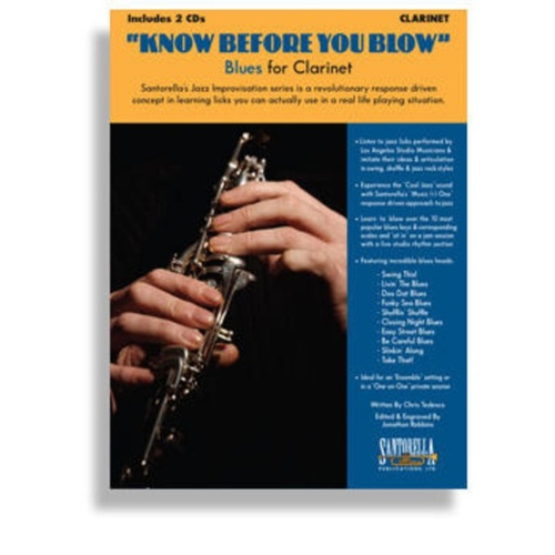 Know Before You Blow Blues Clarinet Book/2CDs 