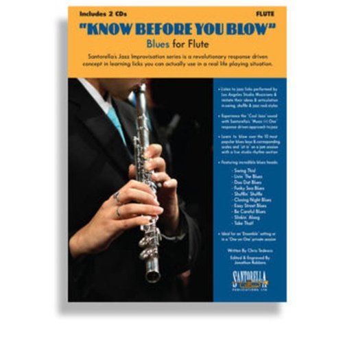 Know Before You Blow Blues Flute Book/2CDs 