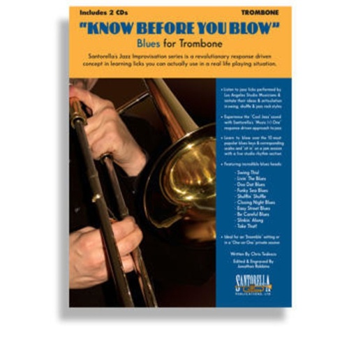 Know Before You Blow Blues Trombone Book/2CDs 