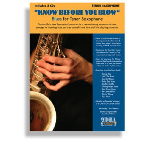 Know Before You Blow Blues Tenor Sax Book/2CDs 