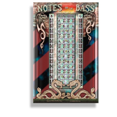 Poster Guitar Notes On The Bass 43X28cm 