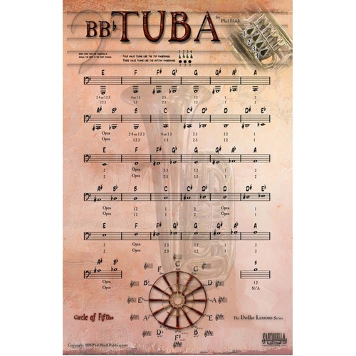 Poster Tuba 43X28cm 