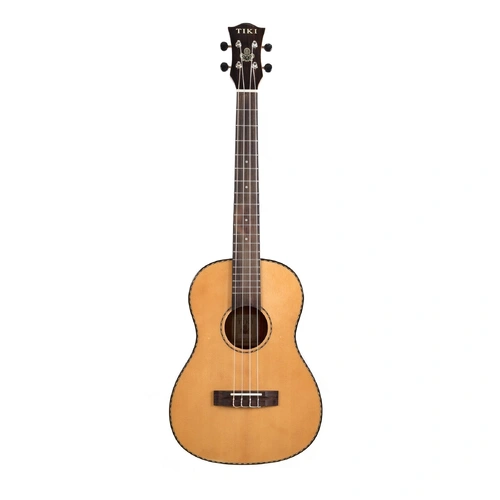 Tiki TSB-22-NGL '22 Series' Baritone Ukulele with Hard Case - Natural Gloss