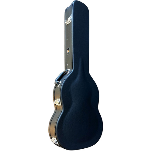 Torque Wooden Archtop SG-Style Electric Guitar Case Black Finish