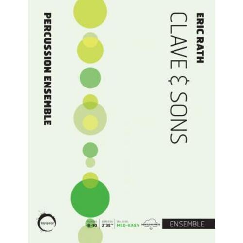 Clave & Sons Percussion Ensemble Score/Parts