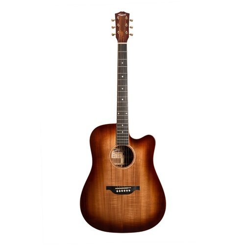 Tokai 'Terra Nova' K5 Dreadnought Cutaway Acoustic-Electric Guitar (Bourbon Fade Natural Gloss)