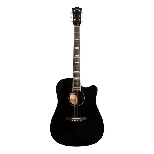 Tokai 'Terra Nova' S4 Dreadnought Cutaway Acoustic-Electric Guitar (Black Gloss)