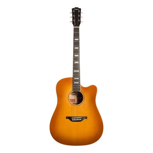 Tokai 'Terra Nova' S4 Dreadnought Cutaway Acoustic-Electric Guitar (Honey Burst)