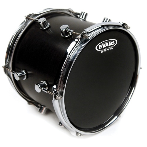 Evans Resonant Black Drum Head, 6 Inch *SKIN ONLY*