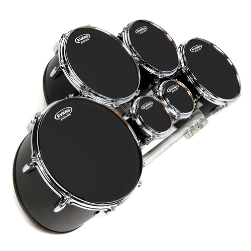 Evans MX Black Marching Tenor Drum Head, 8 Inch *SKIN ONLY*
