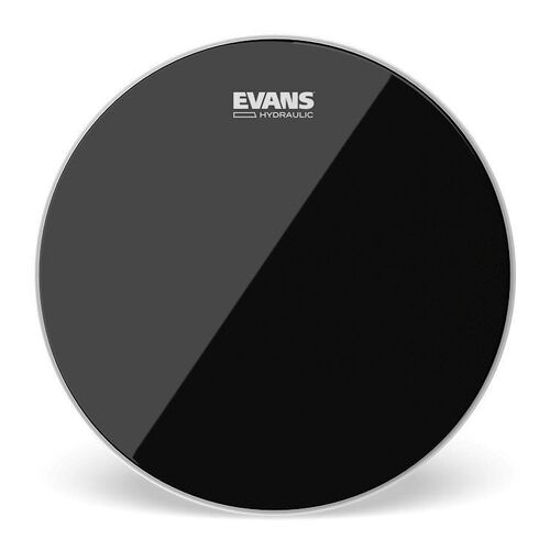 Evans 14" Hydraulic Black Clear Drum Head