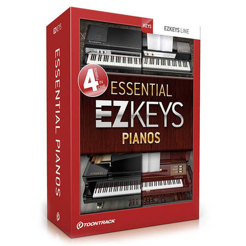 Toontrack EZKeys Essential Pianos - Software Instrument (Software Serial Number)