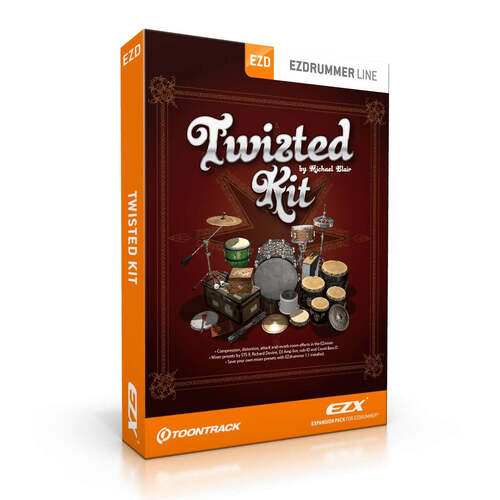 Toontrack Twisted Kit EZX - EZDrummer Sound Expansion (Software Serial Number)