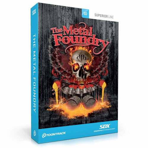 Toontrack The Metal Foundry SDX - Superior Drummer Sound Expansion (Software Serial Number)