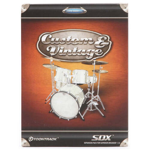 Toontrack Custom & Vintage SDX - Superior Drummer Sound Expansion (Software Serial Number)
