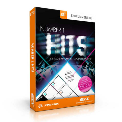 Toontrack Number 1 Hits EZX - EZdrummer Sound Expansion (Software Serial Number)