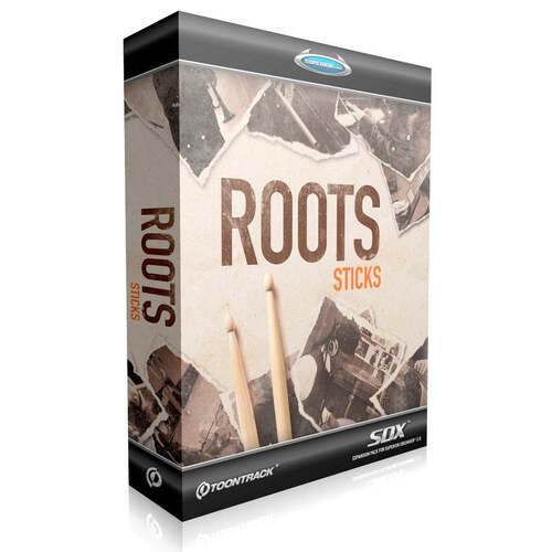 Toontrack Roots Sticks SDX - Superior Drummer Sound Expansion (Software Serial number)