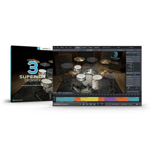 Toontrack Superior Drummer 3 CROSSGRADE - Software Instrument (Software Serial Number)
