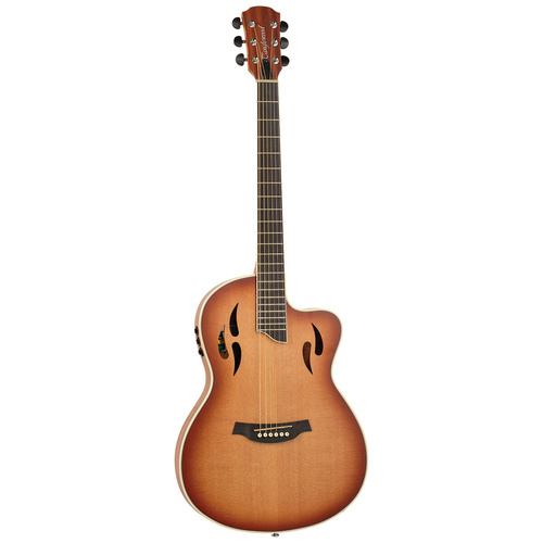 Tanglewood Union Series TU3TL-CE-SB Thinline Hybrid Acoustic Guitar with Spruce Top, Okoume Sides, and Purple Heart Fingerboard