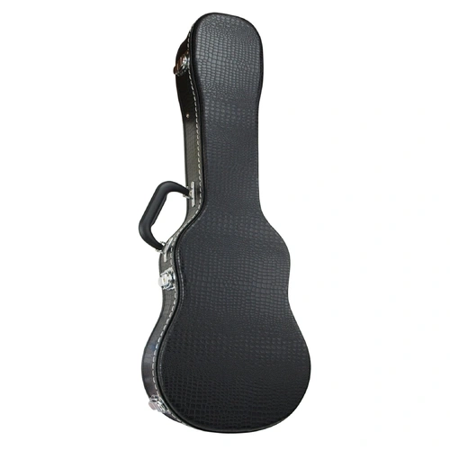 Tiki Deluxe Croc Soprano Ukulele Hard Case Black TUC-S-BLK