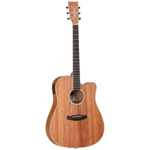 Tanglewood TWUDCE Union Solid Top Dreadnought Acoustic Guitar C/E Natural Satin Finish