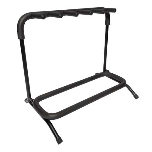 Tiki TUR-5 Multi-Rack Ukulele Stand for 5 Ukuleles, Foldable & Lightweight with Heavy Duty Steel Frame