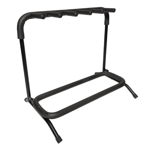 Tiki TUR-5 Multi-Rack Ukulele Stand for 5 Ukuleles - Foldable, Lightweight, Durable, Heavy Duty Steel Frame