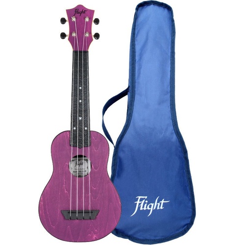Flight TUS35 ABS Travel Soprano Ukulele - Purple