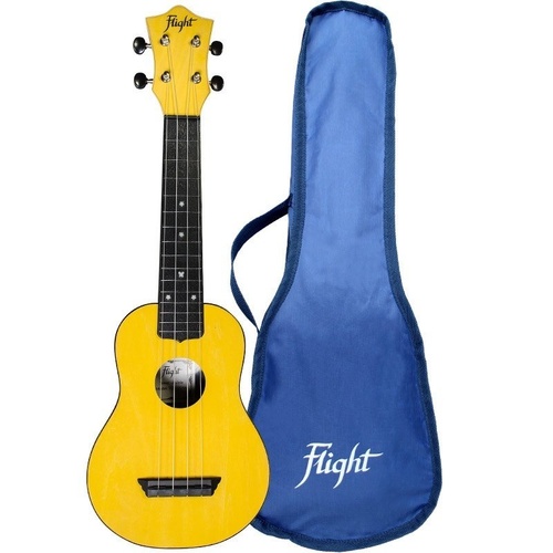 Flight TUS35 ABS Travel Soprano Ukulele - Yellow