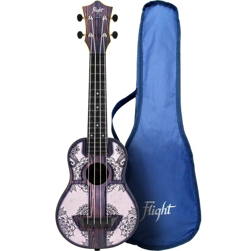 Flight TUS-40 Mandala Wood Soprano Travel Ukulele