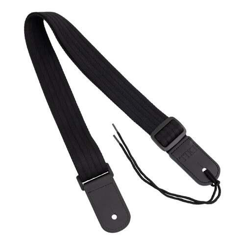 Tiki TUST-N4 Premium Nylon Ukulele Strap with Adjustable Length (Black)