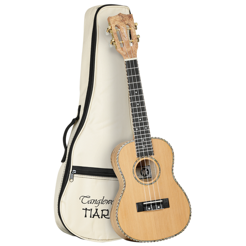 Tanglewood TWT11B Tiare Concert Ukulele Cedar/Spalted Maple with Gig Bag