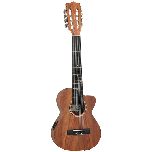 Tanglewood TWT32E Tiare Tenor 8-String Cutaway All Koa Ukulele with Pickup