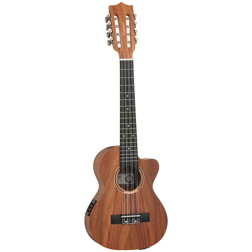 Tanglewood TWT32E Tiare Tenor 8-String Cutaway All Koa Ukulele with Pickup and Padded Gig Bag