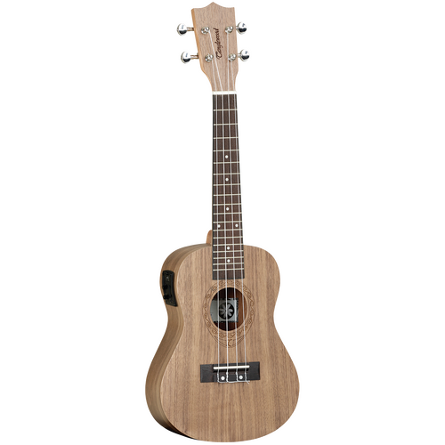 Tanglewood TWT3E Tiare Concert Ukulele Black Walnut Natural Satin Finish