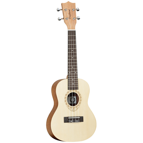 Tanglewood TWT4 Tiare Concert Ukulele - Spruce Top, Mahogany Arched Back, Natural Satin Finish