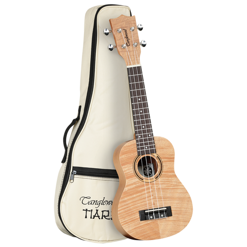 Tanglewood TWT5B Tiare Soprano Ukulele Flame Mahogany with Gig Bag