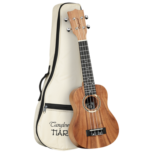 Tanglewood TWT7B Tiare Soprano Ukulele All Koa with Gig Bag