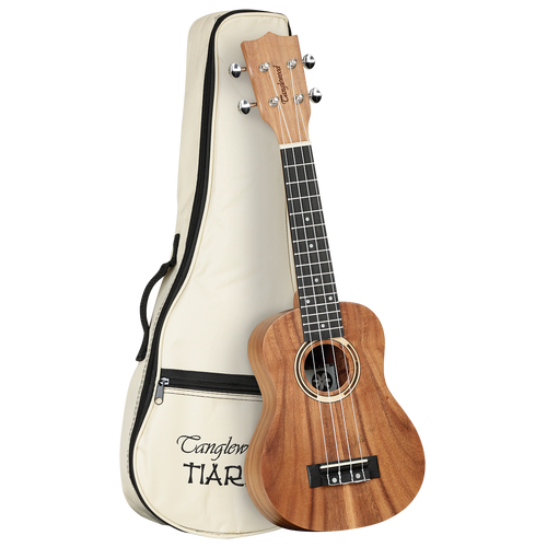 Tanglewood TWT7B Tiare Soprano Ukulele All Koa with Gig Bag
