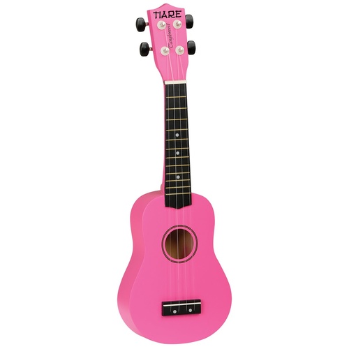 Tanglewood Tiare Soprano Ukulele Pack Pink, Linden Top & Back, Poplar Fingerboard
