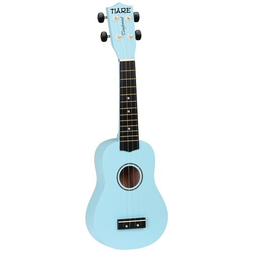Tanglewood Tiare Soprano Ukulele Pack - Surf Blue, Linden Top, Poplar Fingerboard