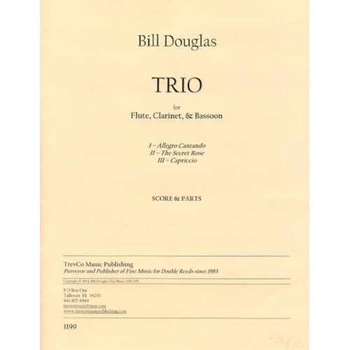 Trio For Flute Clarinet and Bassoon 