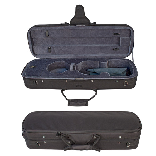 V-CASE 4/4 Deluxe Violin Case. 2 bow holders.