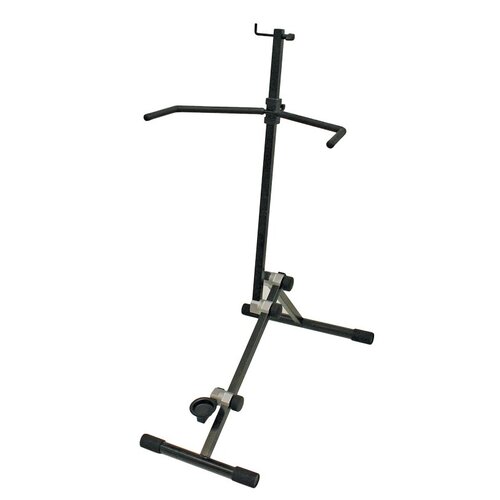 Xtreme Pro Cello Stand with Bow Holder Heavy Duty Steel Folds Flat