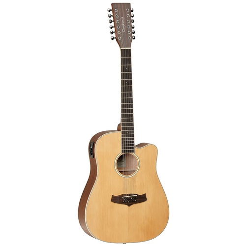 Tanglewood TW10-12 Winterleaf Dreadnought Cutaway 12 String Guitar C/E