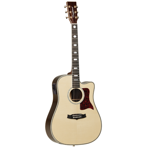 Tanglewood TW1000HSRCE Heritage Dreadnought Cutaway Acoustic Guitar with ABS Case