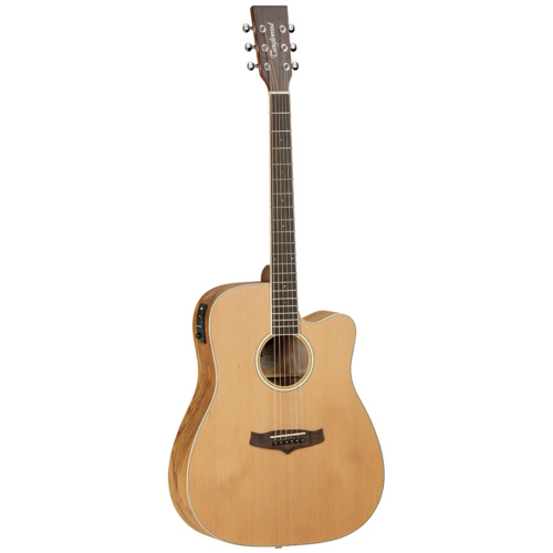 Tanglewood TW11DCEOL Winterleaf Dreadnought CE Olive Wood Guitar